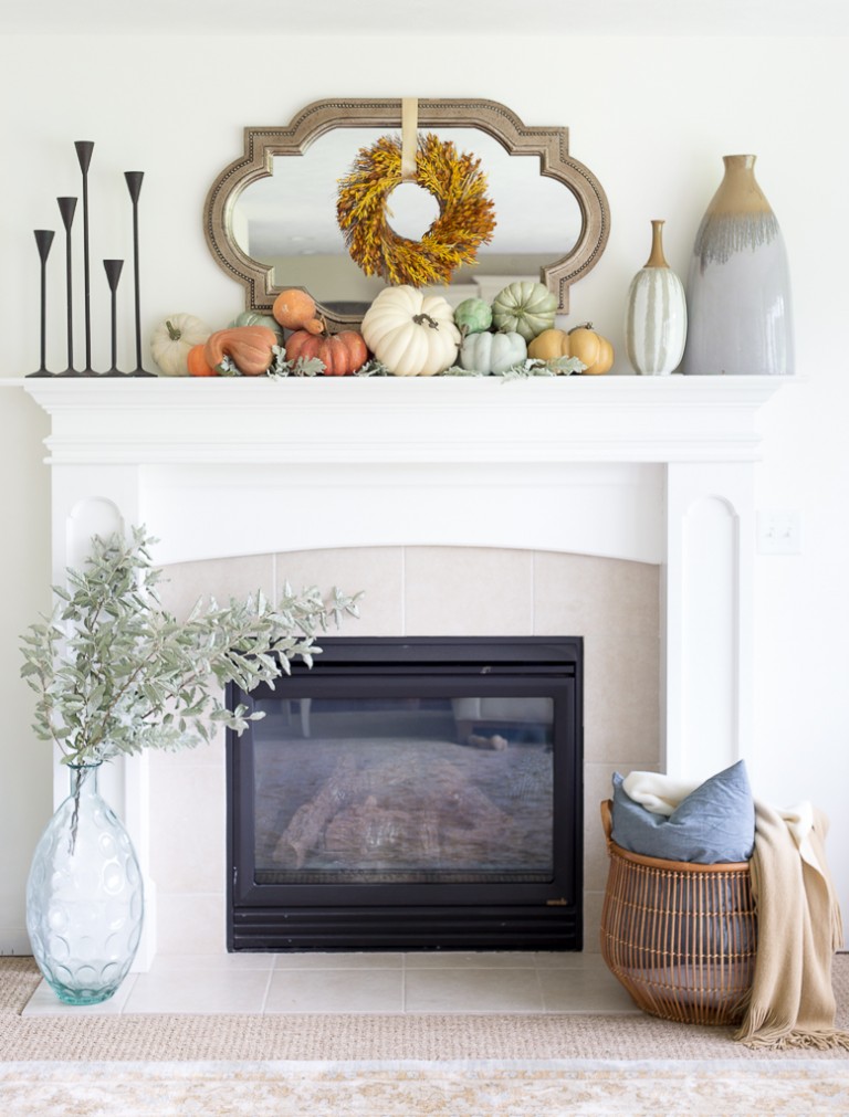 Fall Mantel from Just A Girl 