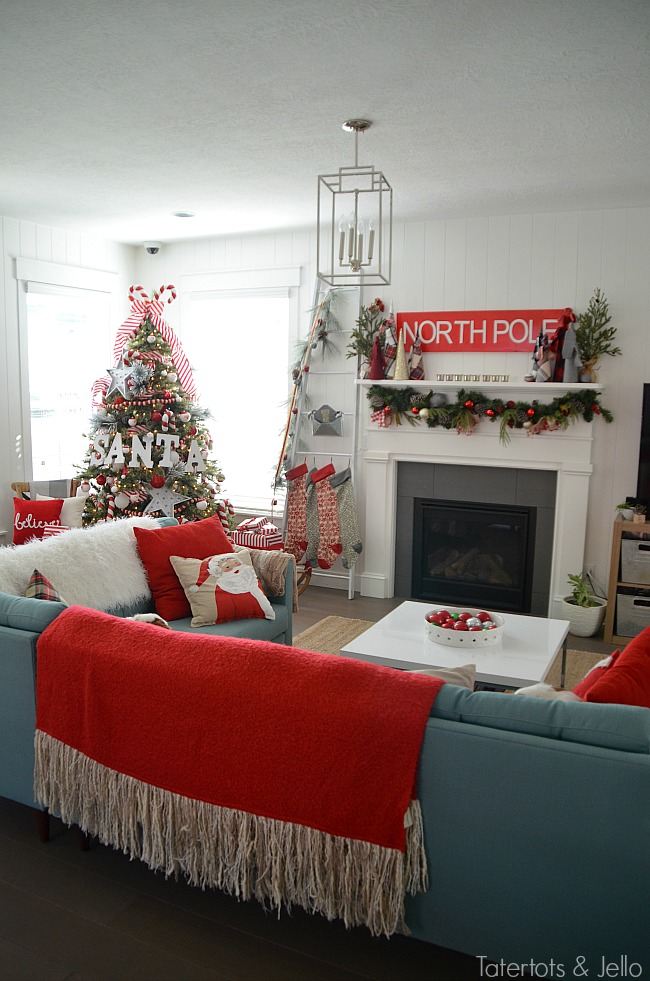 Santa North Pole Christmas Tree and Decorating Ideas