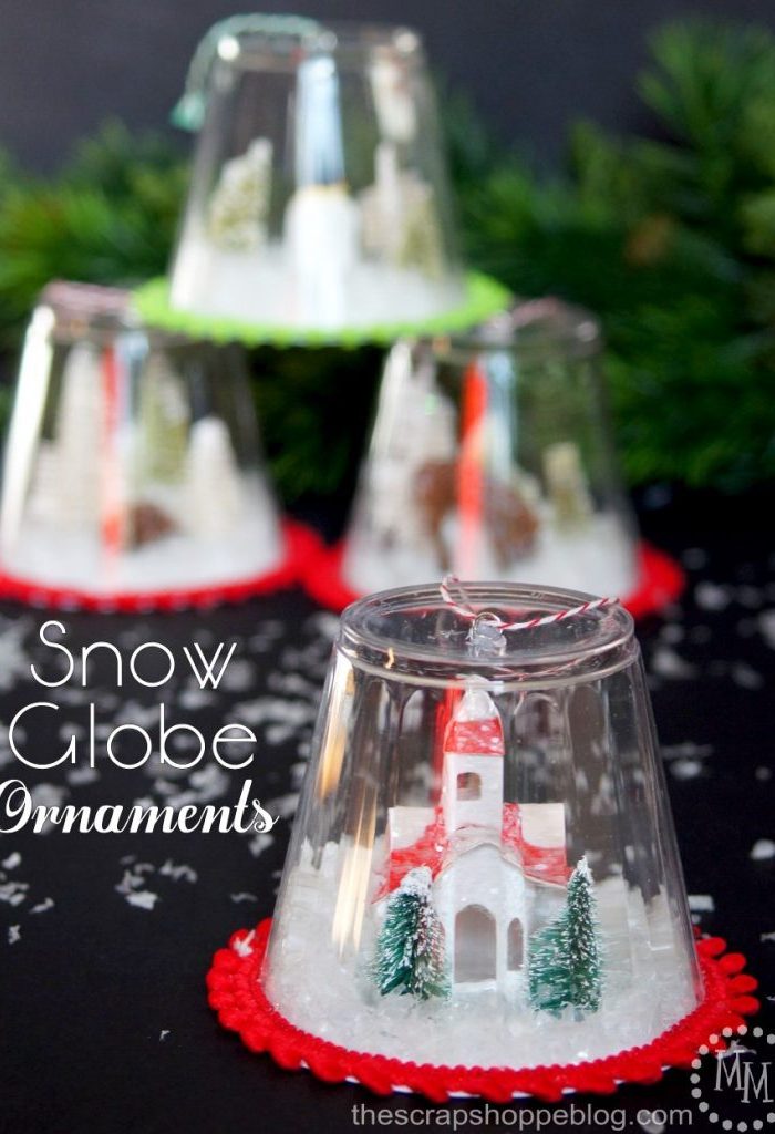 DIY Snow Globe Ornaments – Kids Craft!