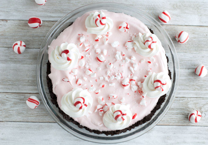 No Bake Peppermint Pie Recipe 