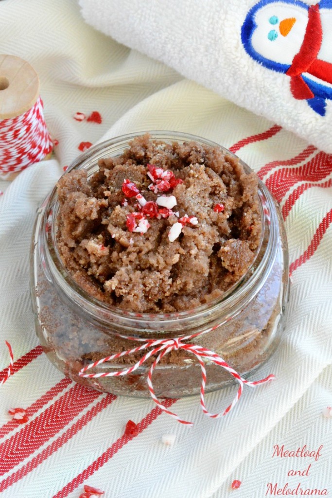 Chocolate Peppermint Sugar Scrub Recipe and Gift Ideas 