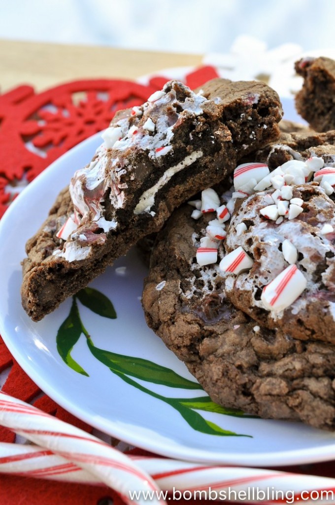 Candy Cane Joe Joe Stuffed Cookies 