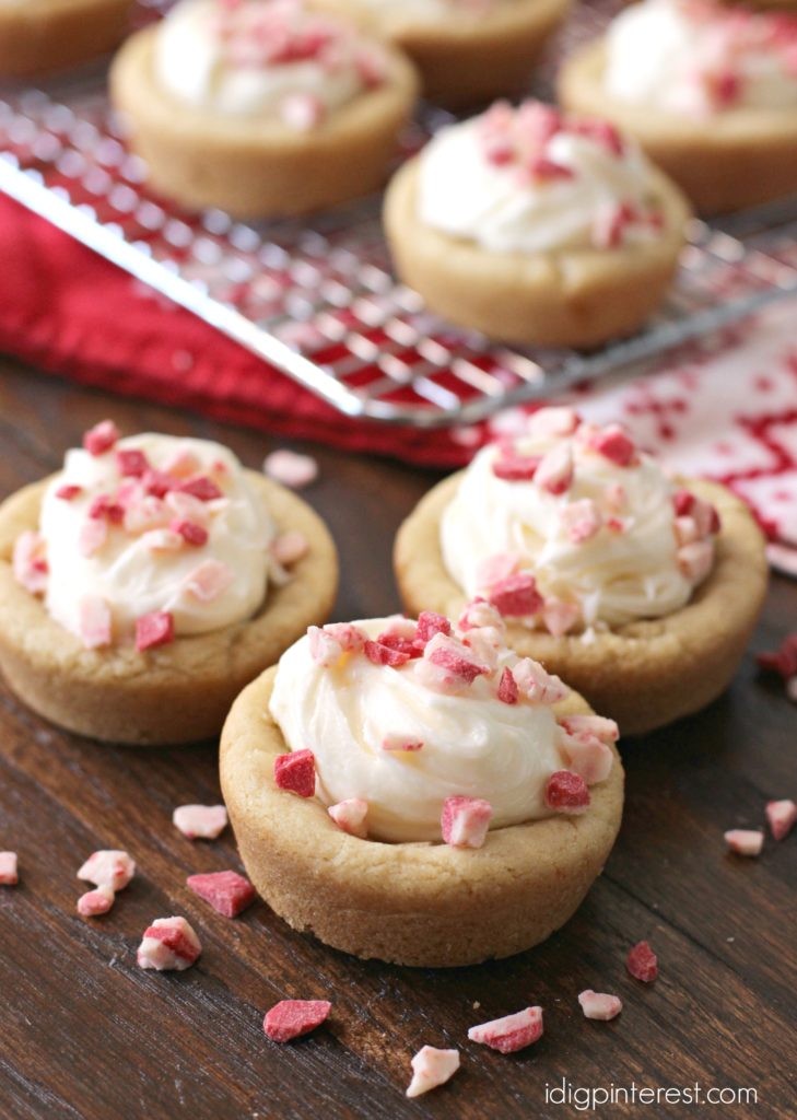 Peppermint Cheesecake Cookie Cups Recipe