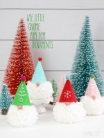 Wee Little Gnome Pom Pom Ornaments!