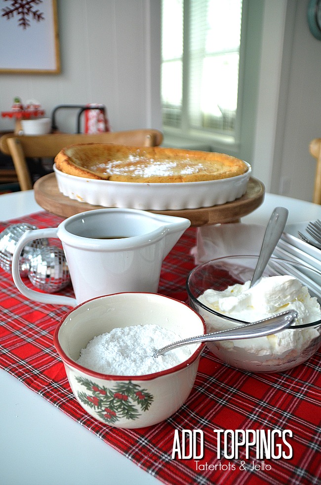 BEST Gingerbread Dutch Baby Pancakes - Perfect for Christmas Morning!