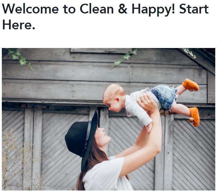 clean & happy parenting forum 