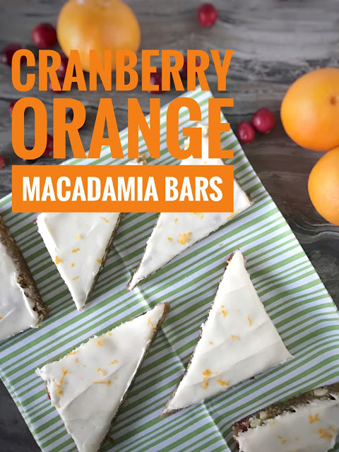 orange cranberry bars 