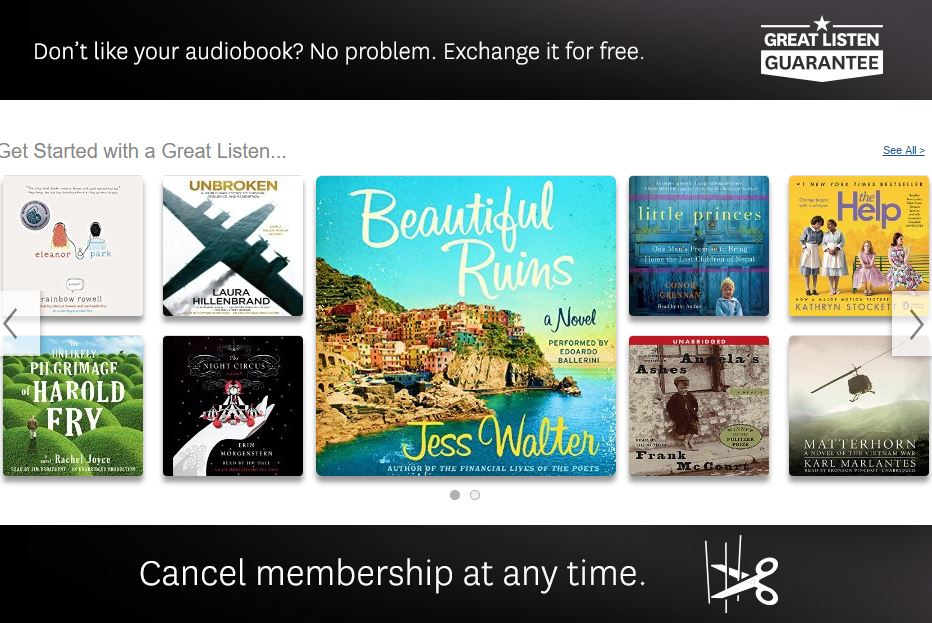 audible free 30 day trial
