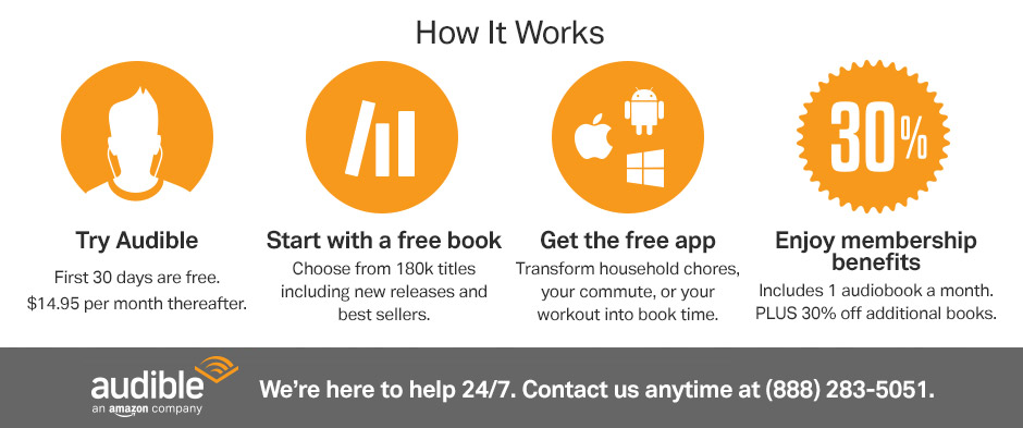 how audible works. Audiobooks