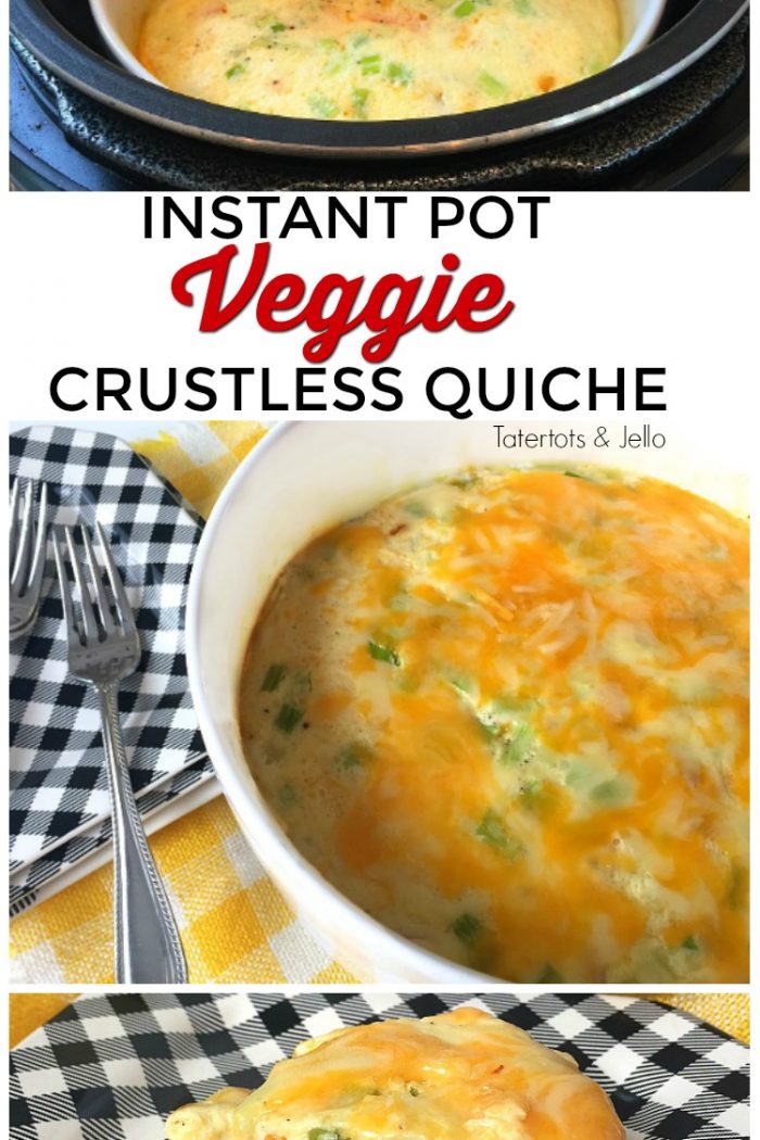 Instant Pot Crustless Veggie Quiche