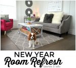 New Year Room Refresh: Modern Farmhouse Living Room