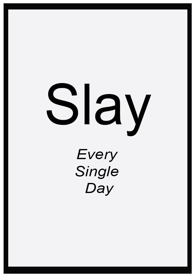SLAY Word of the Year: Free Motivational Printables 