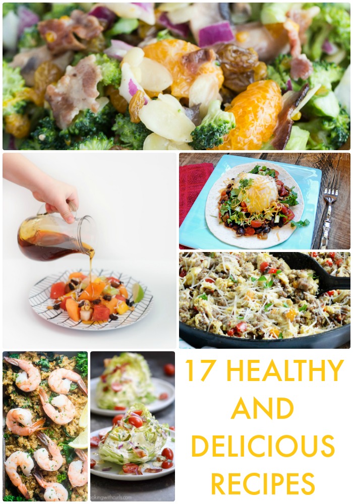 17 healthy and delicious recipes