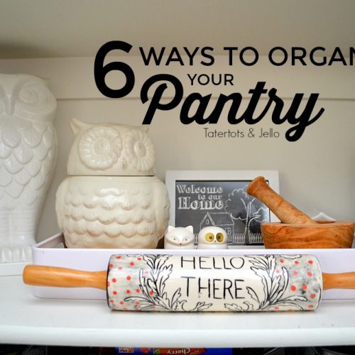 6 ways to organize your pantry. Ways to keep your home more clean and organized!