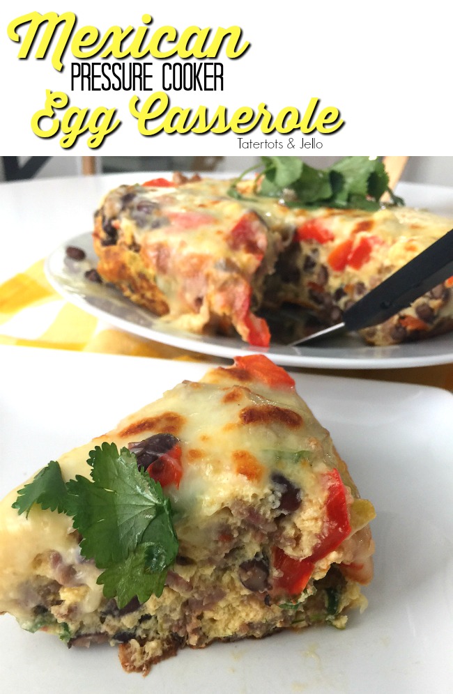 Mexican Egg Casserole Instant Pot Recipe. Use your pressure cooker to make a hearty and flavorful casserole for breakfast, brunch or even dinner. Find out how! 