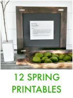 Great Ideas — 12 Spring Printables!