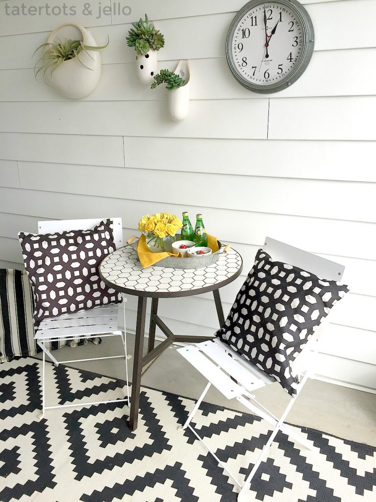 Spring Bistro Set. Make a place to enjoy a beautiful meal outdoors with BHG Live Better hex table.