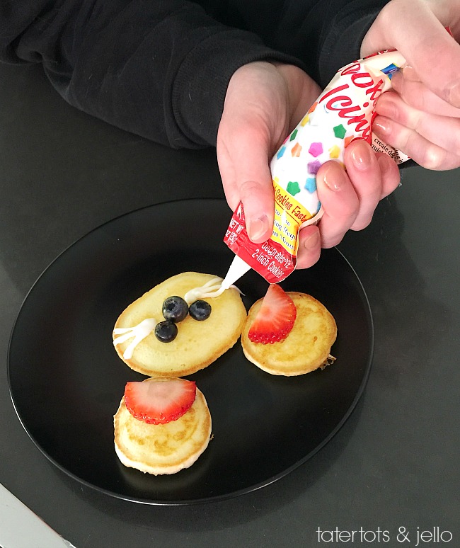 SING movie animal pancakes. Have a family movie viewing night and let the kids make pancakes with their favorite SING animal characters! 