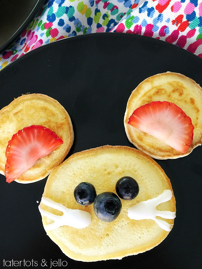 SING movie animal pancakes. Have a family movie viewing night and let the kids make pancakes with their favorite SING animal characters!