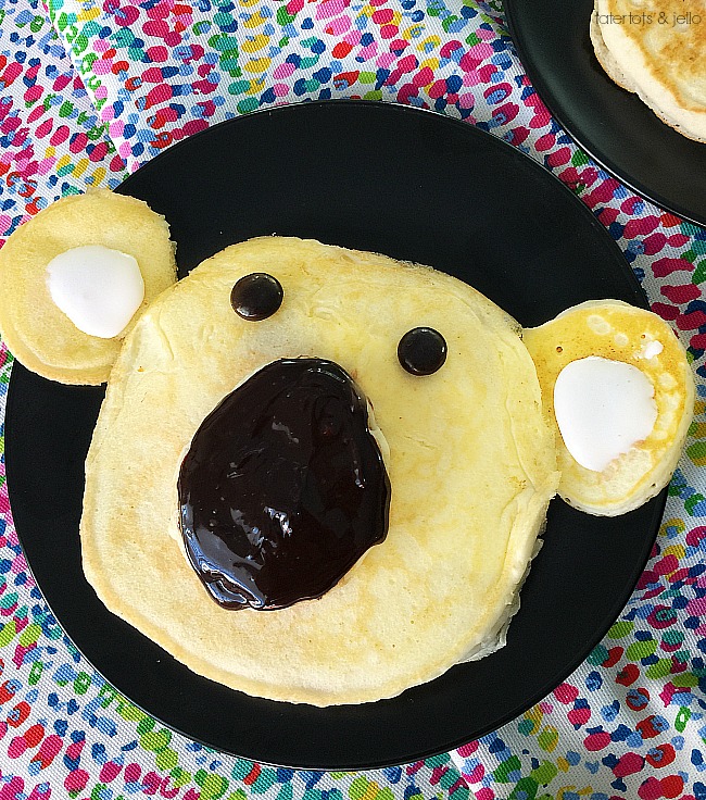 SING movie animal pancakes. Have a family movie viewing night and let the kids make pancakes with their favorite SING animal characters!