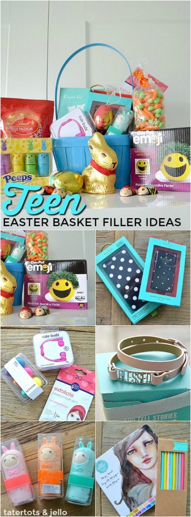 Teen Easter Basket Filer Ideas. Meaningful small gifts your teen will love. 