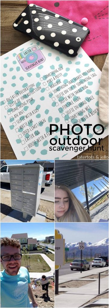 teen tween photo outdoor scavenger hunt game and free printable checklist 