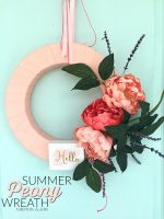 Make a 10-Minute Summer Peony Wreath