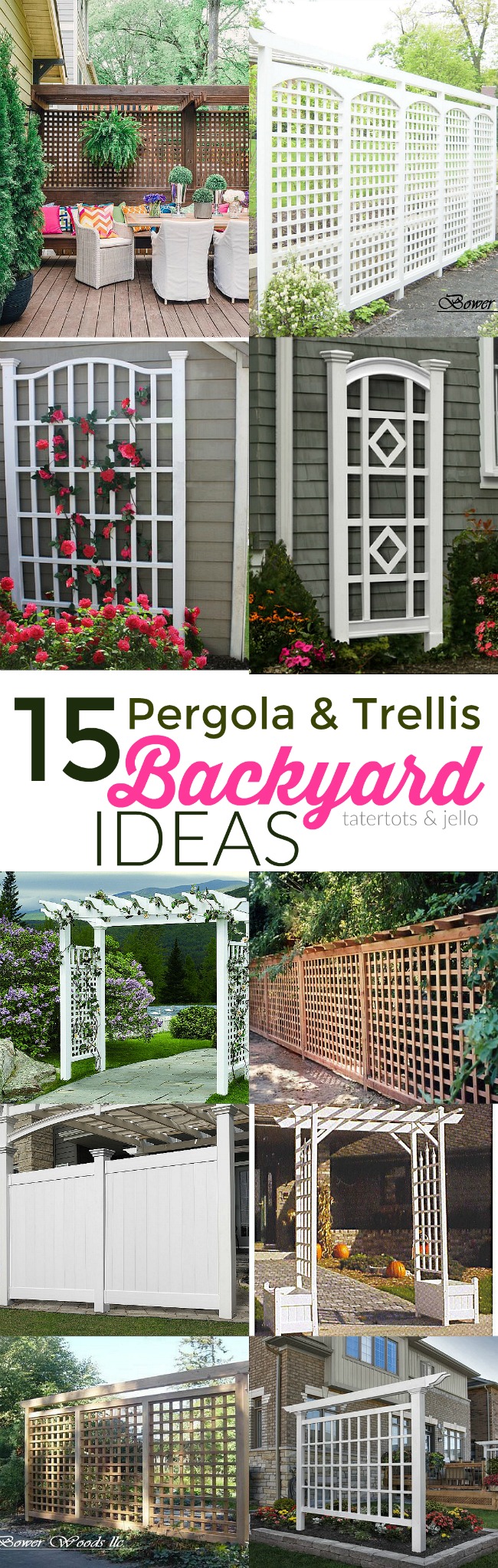 15 trellis and pergola backyard ideas tatertots and jello