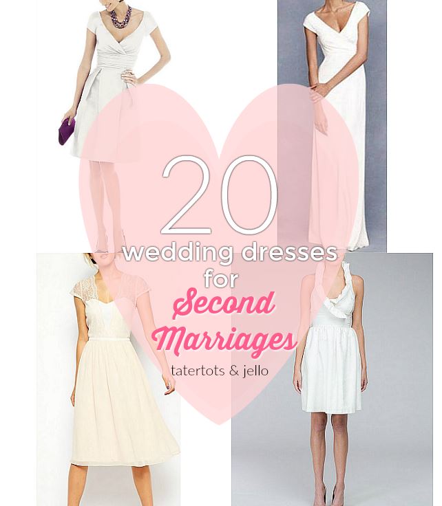 20 wedding dresses for second marriages and courthouse weddings