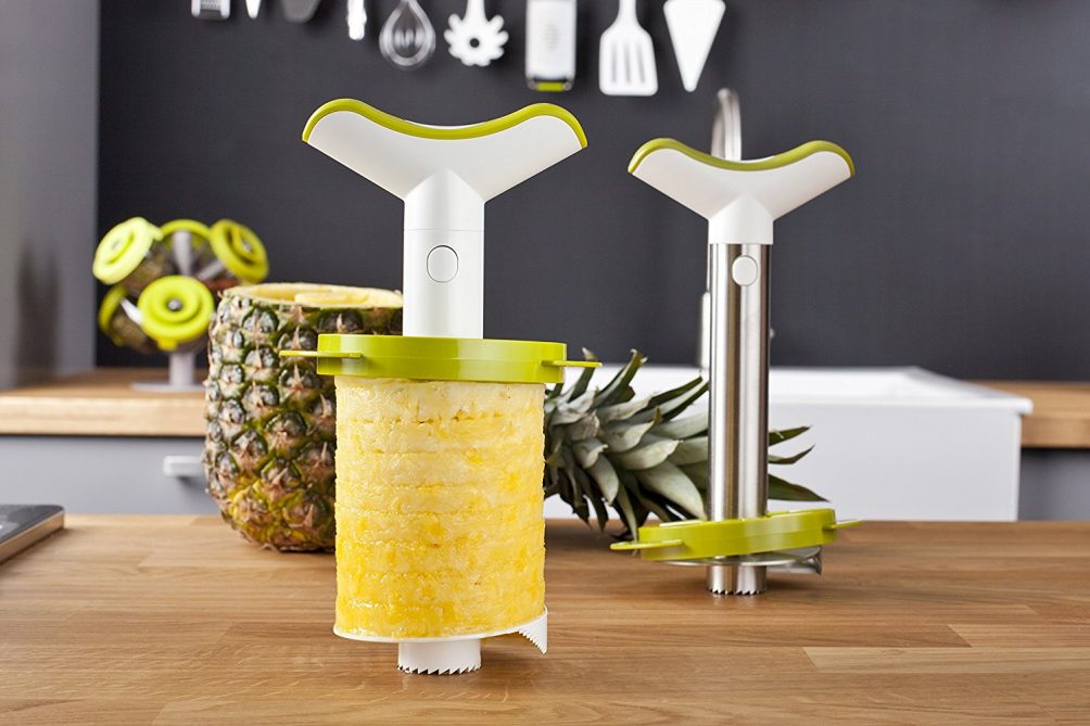 pineapple peeler, corer, slicer tool 