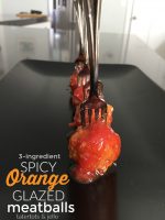 3-Ingredient Spicy Orange-Glazed Potluck Meatballs