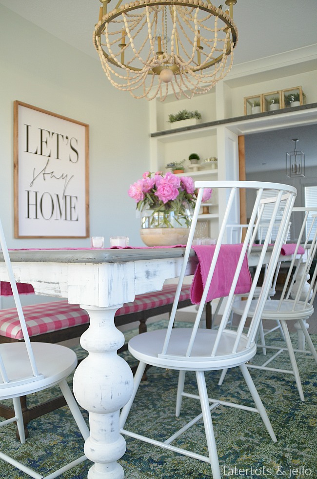 Colorful Happy Home Dining Room. Affordable, creative ways to create a colorful modern scandinavian dining room in your home. 