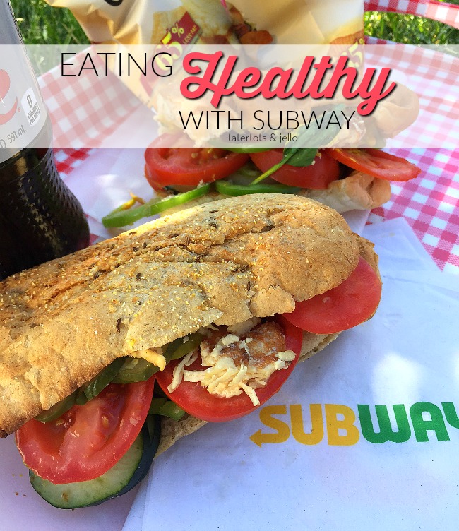 Eating healthy with subway. Review of the Subway Rotisserie-style chicken sandwich and why I choose Subway this summer.