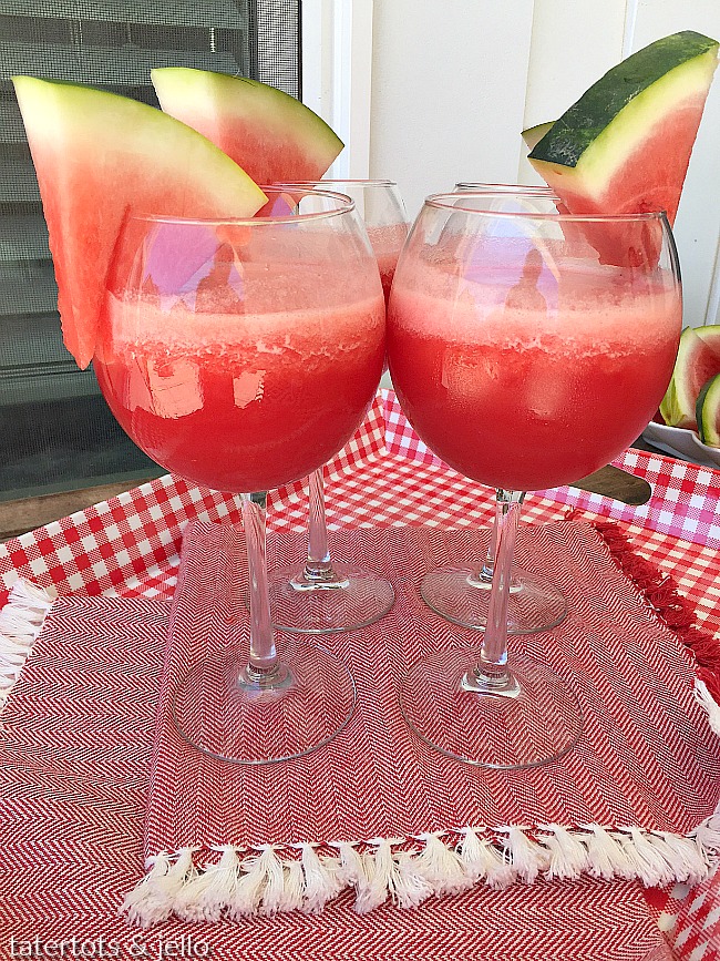 Make your Summer awesome by making Fresh Watermelon Slushies! Pop your watermelon in the freezer and get ready for a watermelon sensation. Perfect for any Summer party! 