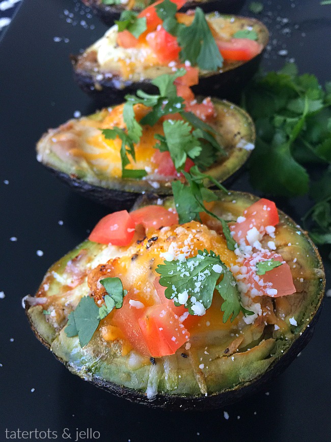 Baked Avocado Egg Cups - Yummy Healthy Keto