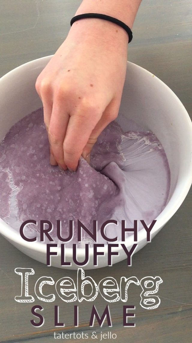 BoraxFree Iceberg Crunchy Fluffy Slime