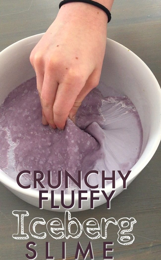 Iceberg Crunchy Fluffy Slime