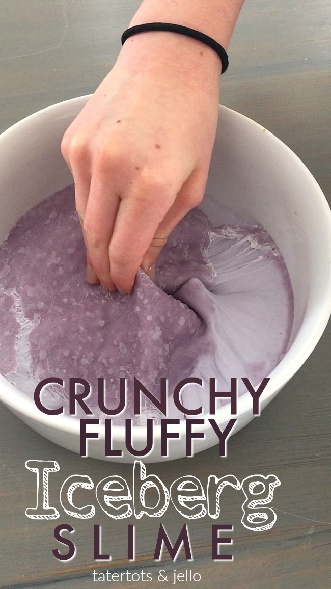 Borax-Free Iceberg Crunchy Fluffy Slime