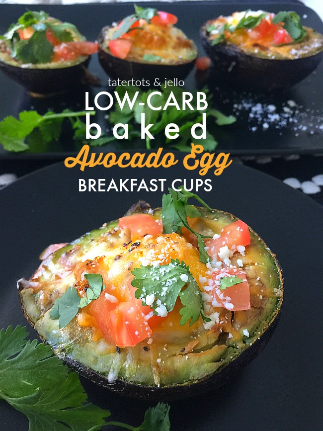 Baked Avocado Egg Cups - Yummy Healthy Keto