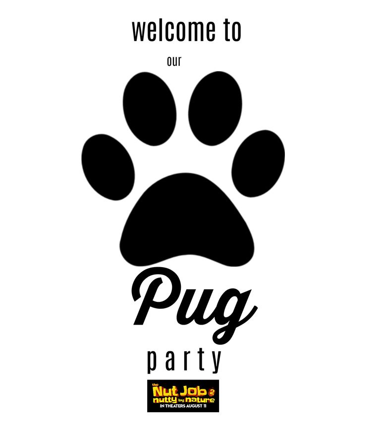 Pug Puppy Party Ideas. Throw a puppy party with food, printables and a cute puppy craft! 