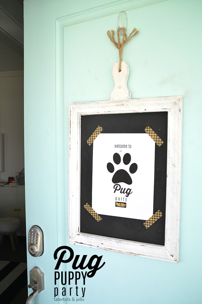 Pug Puppy Party Ideas. Throw a puppy party with food, printables and a cute puppy craft! 