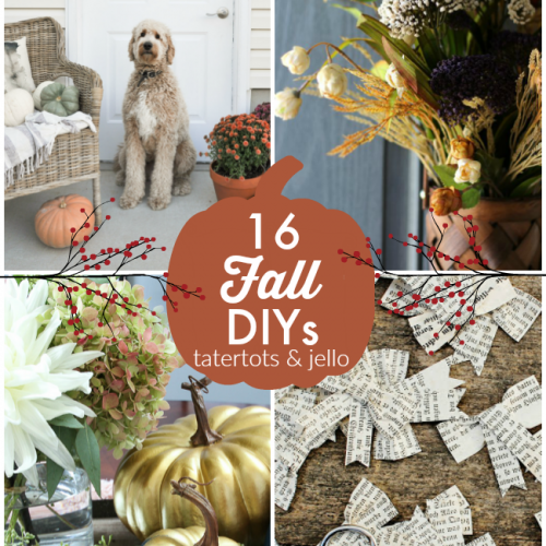 DIY Fall Stenciled Doormat - Lolly Jane