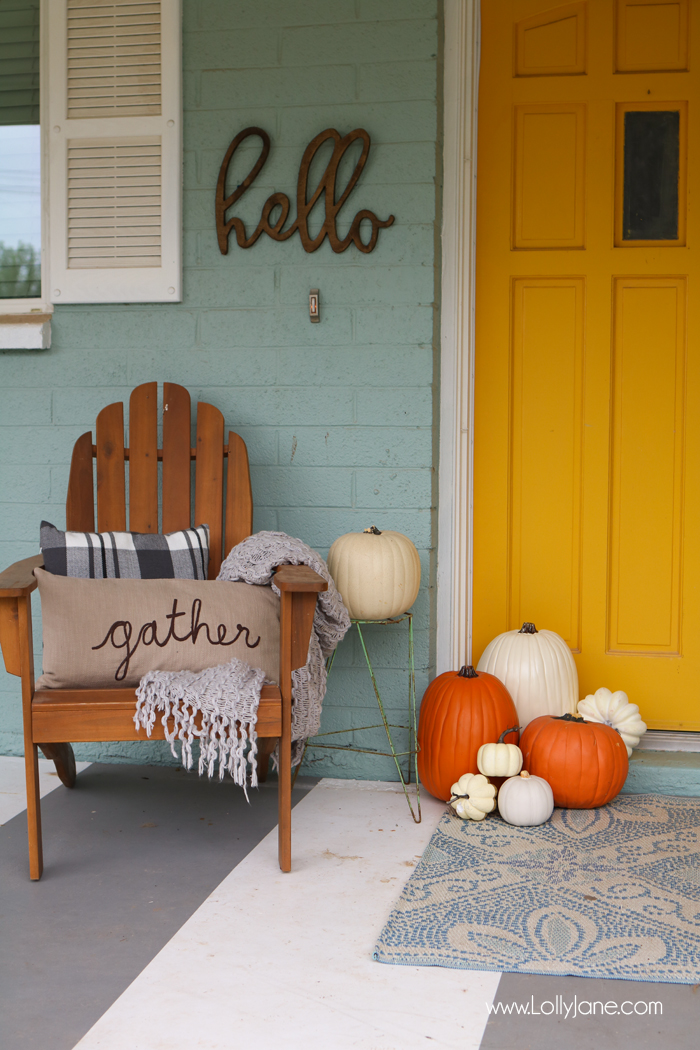 Another fun porch idea from Lolly Jane Blog