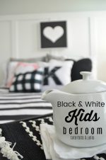 Black and White Kids Bedroom Ideas and Printables