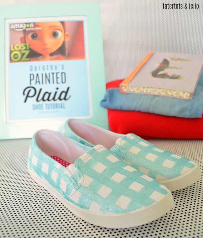 Plaid hot sale canvas shoes