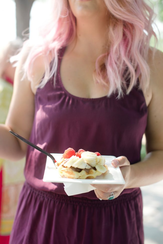 Simple Wedding Food Waffle Love 