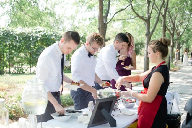 Try something different for your wedding - a custom waffle station from Waffle Love. 
