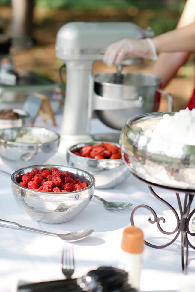 Try something different for your wedding - a custom waffle station from Waffle Love. 