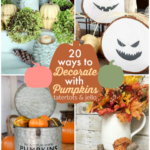 20 ways to decorate with pumpkins