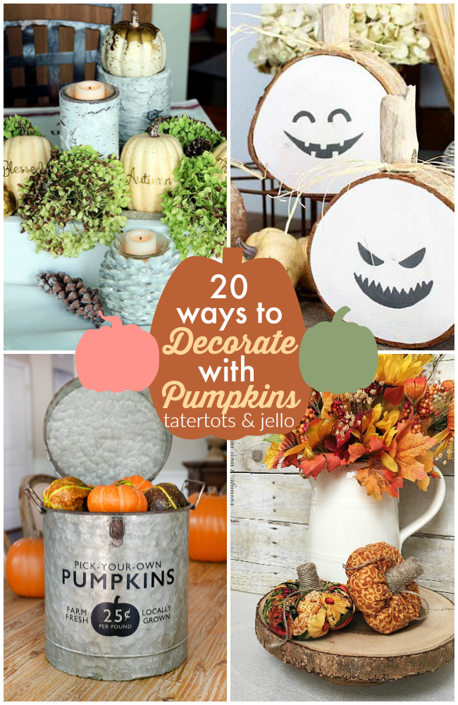 Great Ideas — 20 Ways to Decorate with Pumpkins!